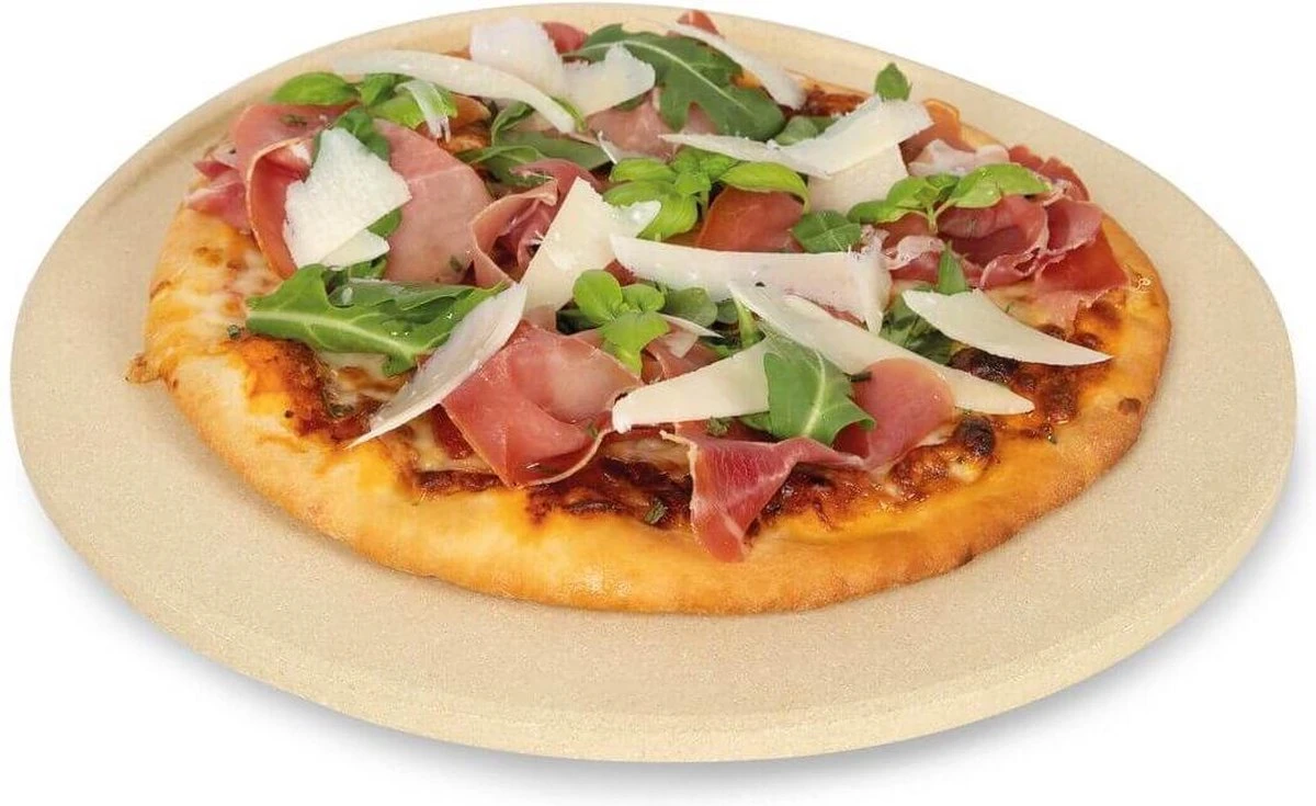 Boska Pizzasteen Deluxe - Voor Oven & BBQ - Knapperige Pizza's - Ø 29.5 Cm - BBQ Accessoires 9 Boska Pizzasteen Deluxe - Voor Oven & BBQ - Knapperige Pizza's - Ø 29.5 Cm - BBQ Accessoires - Afbeelding 7