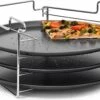 Relaxdays 3 Pizaplaten Met Pizzarek, Pizza Bakplaat Rond 33 Cm, Pizzaplaat 3stuk -Barbecue Benodigdheden Winkel 1200x766