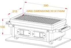 YAKINIKU Rechthoekige Shichirin | Konro- & Yakitori Grill -Barbecue Benodigdheden Winkel 1200x821