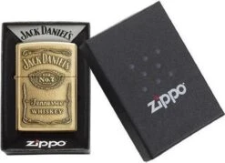 Aansteker Zippo Jack Daniel's Label Brass Emblem -Barbecue Benodigdheden Winkel 1200x869