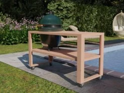 BBQ Tafel - Geschikt Voor Big Green Large/Bastard Large/Bastard Large Urban/Yakiniku 19 Inch/Monolith Large - Eikenhout - 87 Cm -Barbecue Benodigdheden Winkel 1200x900 3