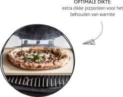 Boska Pizzasteen Deluxe Rechthoek - Voor De Oven - Knapperige Pizza's - 40x32 Cm - BBQ Accessoires 21 Boska Pizzasteen Deluxe Rechthoek - Voor De Oven - Knapperige Pizza's - 40x32 Cm - BBQ Accessoires -Barbecue Benodigdheden Winkel 1200x942 1