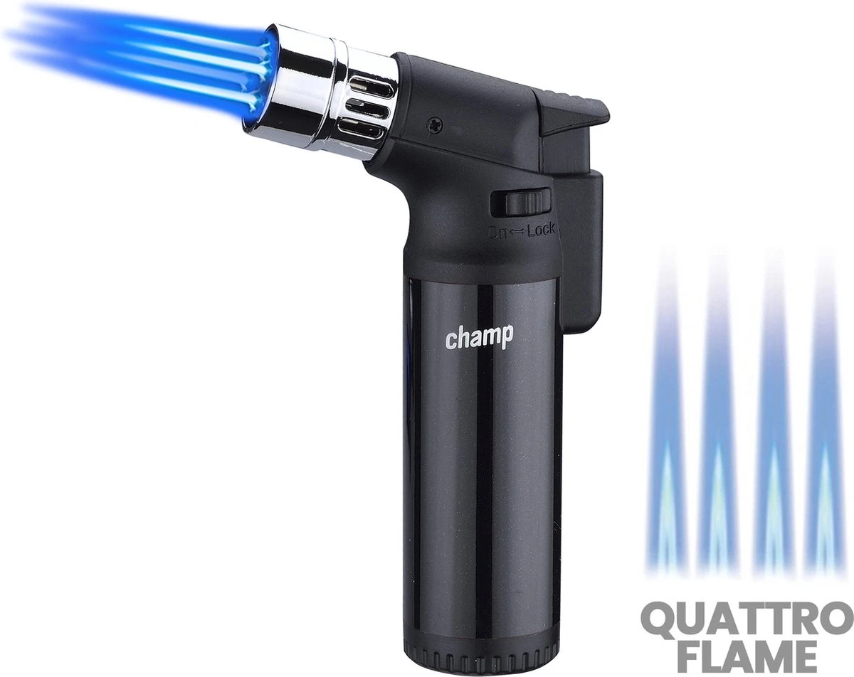 Champ® Quattro Aansteker - Stormaansteker - Kaarsen - BBQ - Sigaren 4 Champ® Quattro Aansteker - Stormaansteker - Kaarsen - BBQ - Sigaren - Afbeelding 2