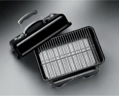 Weber Go-anywhere Houtskoolbarbecue - Zwart -Barbecue Benodigdheden Winkel 1200x961 1