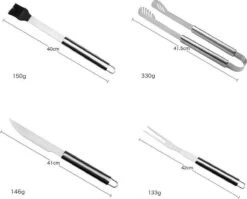 Sens Design BBQ Accesoires - 18 Delig - BBQ Gereedschapset Koffer -Barbecue Benodigdheden Winkel 1200x969 1