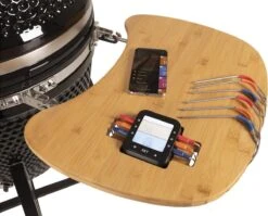 Patton - Kamado 21" - Premium Black - Keramische Barbecue - Incl. Bluetooth Kerntemperatuurmeter - LED Verlichting - Large - Compleet - Zwart 29 Patton - Kamado 21" - Premium Black - Keramische Barbecue - Incl. Bluetooth Kerntemperatuurmeter - LED Verlichting - Large - Compleet - Zwart -Barbecue Benodigdheden Winkel 1200x969