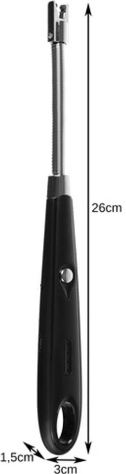 Flexibele Aansteker - USB Oplaadbaar - Keuken - BBQ - Kaars - Zwart -Barbecue Benodigdheden Winkel 319x1200