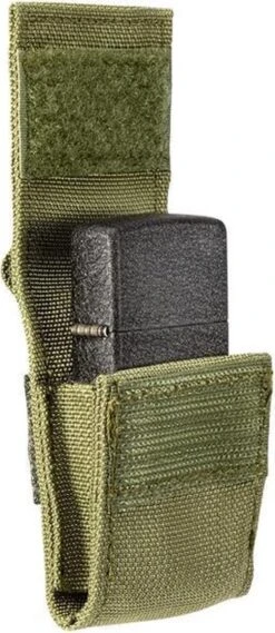 Zippo Tactical Molle Pouch / Hoes En Black Crackle Benzine Aansteker Geschenk Set OD Green -Barbecue Benodigdheden Winkel 521x1200
