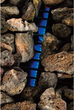 Halifax Gasbarbecue 5,5 KW - Buitenkeuken Met Lavasteen Grillplaat En Gaspit - 100x98 Cm -Barbecue Benodigdheden Winkel 802x1200