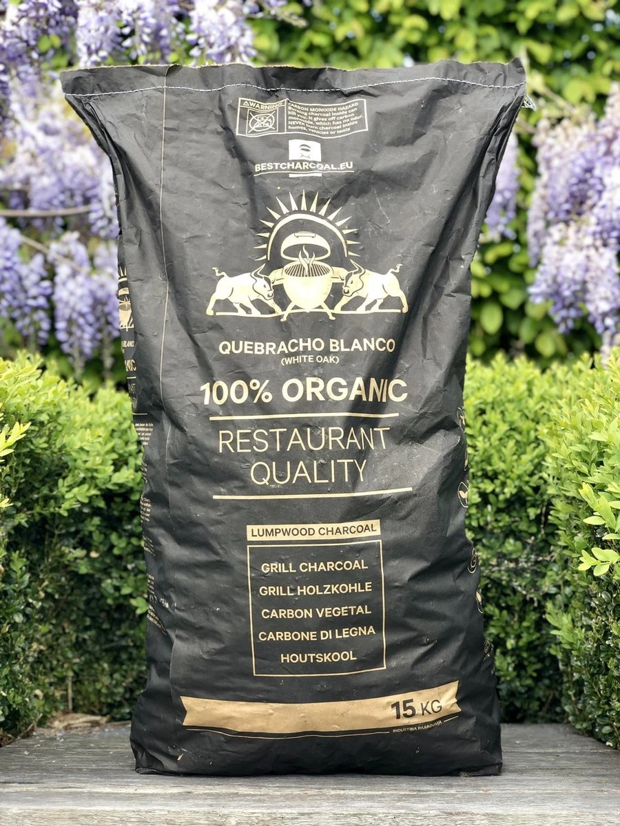Houtskool Quebracho Blanco 15 Kg “Bestcharcoal” RESTAURANT QUALITY. RESTAURANT QUALITY IS HOGER VAN KWALITEIT DAN PREMIUM 3 Houtskool Quebracho Blanco 15 Kg “Bestcharcoal” RESTAURANT QUALITY. RESTAURANT QUALITY IS HOGER VAN KWALITEIT DAN PREMIUM