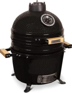 Patton Kamado 15" - Keramisch - Tafel Model - Premium Black - Medium - Zwart -Barbecue Benodigdheden Winkel 930x1200